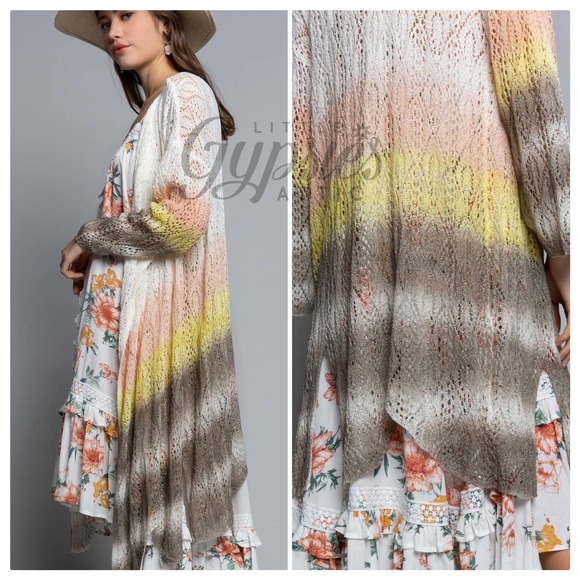 POL Ice Cream and Rainbow Beach Kimono - Picture 5 of 14